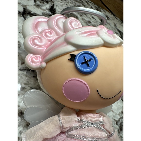 Lalaloopsy Cloud E Sky Doll 12" Large Doll Wings Halo Shoes 2012 Pink EUC - Picture 14 of 14